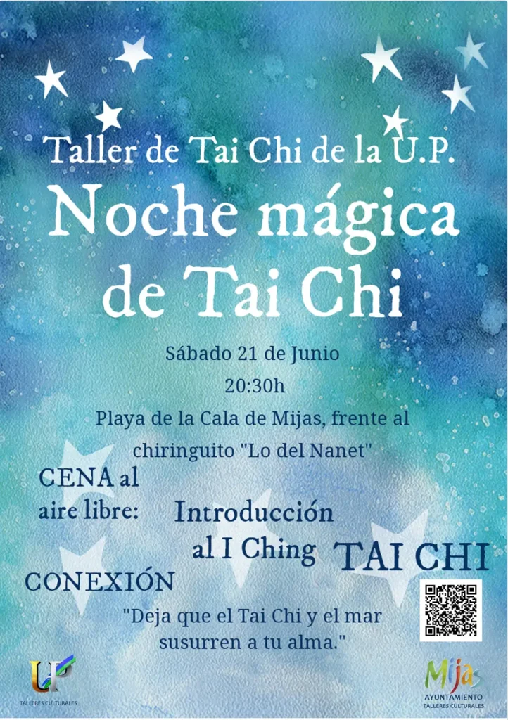 Imagen informativa del evento de Tai Chi.